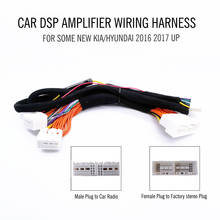 Car DSP Amplifier Wiring Harness ISO Cable for NEW Kia  HYUNDAI i20  i30 i40 Kia Sportage Picanto Cee d 2024 - buy cheap