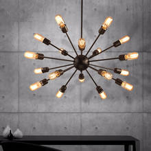 Mordern Nordic Retro pendant light Edison Bulb Lights fixtures lustre industriel iron Loft Antique DIY E27 Spider Ceiling Lamp 2024 - buy cheap