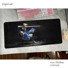 Fate Saber mouse pad 70x30cm mousepads cute best gaming mousepad gamer Mass pattern personalized mouse pads keyboard pc pad 2024 - compre barato