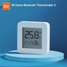 Xiaomi-termômetro digital inteligente, com bluetooth, sensor de temperatura e umidade, tela lcd 2024 - compre barato