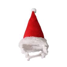 Sombrero de Papá Noel para mascota, conejo, hámster, conejillo de indias, ratas, gorro de Navidad, accesorios para la cabeza de animales pequeños 2024 - compra barato