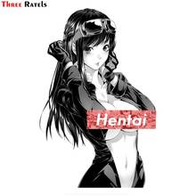 Three Ratels FC866 HENTAI Waifu аниме девушка автомобиль декоративная наклейка Блокнот Наклейка 2024 - купить недорого