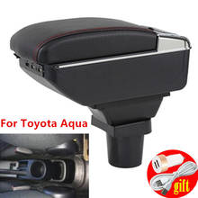 For Toyota Aqua armrest box central Store content box cup holder ashtray interior car-styling accessories 2024 - buy cheap