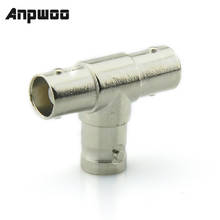ANPWOO BNC 3 Female Adapter Connector Coaxial T-Adapter Coupler T type 2024 - buy cheap