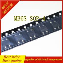 Rectificador de diodo SMD bridge mb6s, 600V, 0.5A, SOP-4, 50 Uds. 2024 - compra barato