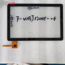 Black touch screen P/N F-WGJ12005-V4 Capacitive touch screen panel repair and replacement parts free shipping 2024 - buy cheap