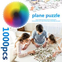 Paper Jigsaw Puzzles DIY Rainbow Adults Kids Educational Game Play Toys Sets Educational Learning Study Toy Gifts 2024 - buy cheap