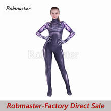 3D Print Alita Battle Angel Costume for Women Girls Spandex Zentai Alita Rosa Salazar Cosplay Costumes Bodysuit Jumpsuit 2024 - buy cheap