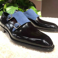 Goodyear-zapatos hechos a mano para hombre, calzado de oficina, negocios, boda, zapatos de vino rojo, Oxford 2024 - compra barato