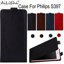 AiLiShi Case For Philips S397 Luxury Flip Top Quality Leather Case Exclusive 100% Phone Protective Cover Skin+Tracking 2024 - buy cheap