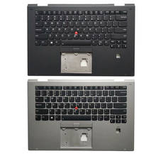 Клавиатура США для Lenovo ThinkPad X1 Yoga 2nd Gen с подсветкой, Клавиатура США с подставкой SM10M69725/SM10M69731 2024 - купить недорого