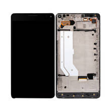 ЖК-дисплей 5,7 дюйма для Microsoft Nokia Lumia 950XL RM-1116, цифровой преобразователь сенсорного экрана в сборе, черный с рамкой 2024 - купить недорого