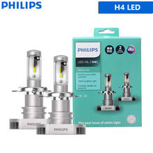 2pcs Philips Ultinon LED H4 9003 HB2 12V 11342ULX2 6000K Bright Car LED Headlight Auto HL Beam +160% More Bright 2024 - buy cheap