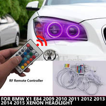 Лампы светодиодсветодиодный автомобильные «ангельские глазки», RGB, для BMW X1 E84 2009 2010 2011 2012 2013-14-15 2024 - купить недорого