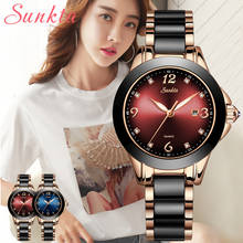 SUNKTA 2021 New Rose Gold Watch Women Quartz Watches Ladies Top Brand Luxury Female Wrist Watch Girl Clock Relogio Feminino+Box 2024 - buy cheap