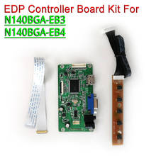 Placa controladora de monitor para ordenador portátil, kit de bricolaje de 14 pulgadas, para N140BGA-EB3, N140BGA-EB4, EDP, 30 Pines, WLED, 1366x768, VGA 2024 - compra barato