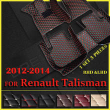 Car floor mats for Renault Talisman 2012 2013 2014 Custom auto foot Pads automobile carpet cover 2024 - buy cheap