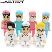 JASTER-memoria usb 2,0 de dibujos animados para médicos, Pendrive bonito de 64GB, 4GB, 8GB, 16GB, 32GB 2024 - compra barato
