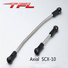 TFL RC Car accessories 1/10 AXIAL SCX10 Rock Crawler Titanium Alloy Steering Linkage Rod Set TH01827-SMT6 2024 - buy cheap