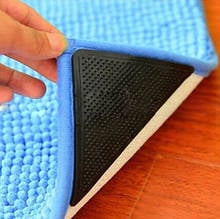 4pcs/Set Rug Carpet Mat Carpet Rug Fixed Grippers Non Slip Skid Stick Reusable Washable Silicone Grips For Home Bath Living Room 2024 - buy cheap