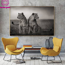Алмазная живопись для домашнего искусства, черно-белый Африканский Лев, дикие животные 5d, алмазная вышивка «сделай сам», квадратная круглая Алмазная мозаика 2024 - купить недорого