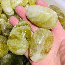 3pc  rolling gem natural rock mineral gem  stone yellow crystal is used to heal chakras 2024 - buy cheap