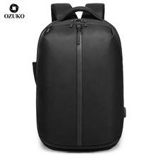 OZUKO Large Capacity Male Business Bags Anti Theft Laptop Backpack USB Charging Travel Bag Men Waterproof Back Packs Casual 9080 2024 - buy cheap