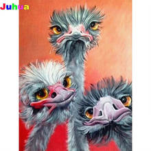 100% Full drill 5D DIY Diamond Painting animal diamond Embroidery Rhinestone pictures ostrich Painting Cross Stitch Mosaic 2024 - buy cheap