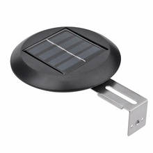 9 LEDs Yard Solar Powered Pathway Fence Home Gutter Grille Light Outdoor Garden Night Waterproof Wall Mount Sink Round 2024 - buy cheap