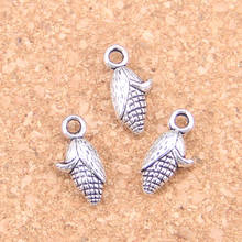 145pcs Charms corn on the cob ears 15x12mm Antique Pendants,Vintage Tibetan Silver Jewelry,DIY for bracelet necklace 2024 - buy cheap