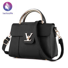 LACHOUFFE Fashion 2019 New Style Women's Bag, PU Leather Messenger Bag， Luxury    Designer   Shoulder Tote Handbags 2024 - buy cheap