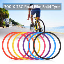 1 PC 700x23C Bicycle Solid Tire Road Bike Tires Cycling Tubeless Tyre Wheel Explosion-Proof Free Inflatable Bicycle Tires 2024 - buy cheap