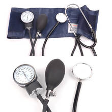 Monitor de presión arterial Manual, médico, estetoscopio, esfigmomanómetro aneroide, brazalete, tonómetro, diastólico, BP 2024 - compra barato