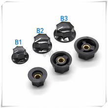 10 Piece Hexagonal bakelite knob MF-B01 B02 B03 potentiometer adjustment knob cap round hole 6mm switch knob 2024 - buy cheap