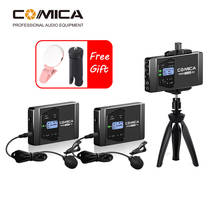 COMICA Microphone CVM-WS60 COMBO Trigger Flexible Mini Wireless Mic System for Smartphone Camera Recording Studio professional 2024 - buy cheap