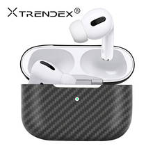 TRENDEX Cases For Apple AirPods Pro 3 100% Real Genuine Carbon Fiber 360 Hybrid Slim Cover For Apple AirPods Series 1 2 3 Case 2024 - buy cheap