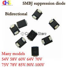 20pcs 600W SMB TVS DIODE DO-214AA SMBJ54CA SMBJ58CA SMBJ60CA SMBJ64CA SMBJ70CA SMBJ75CA SMBJ78CA SMBJ85CA SMBJ90CA SMBJ100CA 2024 - compre barato