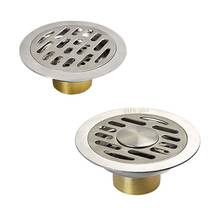 Stainless Steel Insert Round Floor Waste Bathroom Shower Room Invisible Floor Drain Fast Drainage Odor-resistant 2024 - buy cheap