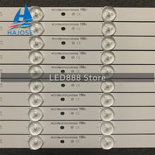1set=10PCS LED Backlight Strip 7 Lamps Hisense_55 HD550DU-B52_10X7_3030C_V0_20151012 For 55H8C 55K3300UW H55M3300 HD550M3U51-TA 2024 - buy cheap
