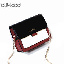 aliwood Women Small Bag Chain Female Shoulder Bags Designer Flap Panelled Lady Messenger Bag Elegant Ladies Crossbody Bag Bolsas 2024 - buy cheap