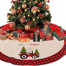 Украшение для юбки на рождественскую елку, коврик для ног на елку, коврик для юбки под елку, рождественские украшения, новогодний декор 2024 - купить недорого