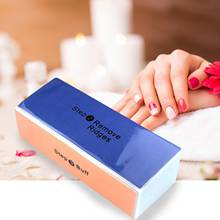 Rectangular Sponge Four Sides Buffer Nail File Grinder Polishing Manicure Tool Manicure Machine Nail Polish Pen Nail File Nail 2024 - buy cheap