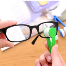 Mini limpador de óculos microfibra, escova macia para limpeza de óculos, ferramenta de limpeza para óculos 2024 - compre barato