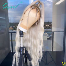 Transparent Loose Wave HD Women Lace Frontal Wig Light Ash Blonde Human Hair Full Lace Front Wigs 13x6 Cheap 150% Thick Qearl 2024 - buy cheap