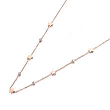 Fashion Bohemia Titanium Steel Star CZ Crystal Choker Necklace Beach Jewelry Pendant Chain Necklace For Women N19124 2024 - buy cheap