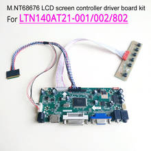 For LTN140AT21-001/002/802 1366*768 laptop LCD panel  DVI VGA 14" MNT68676 screen controller drive board WLED 40Pin LVDS kit 2024 - buy cheap