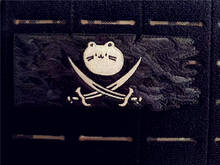 Parches bordados de gato pirata, bordado de Velcro para exteriores, brazalete, insignia de tela, insignia de moral, parche táctico, novedad de 2021 2024 - compra barato