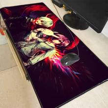 Mairuige anime tóquio ghoul gaming mouse pad bloqueio borda grande tapete do mouse computador portátil teclado para cs go dota 2 lol 2024 - compre barato