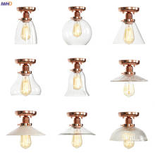 IWHD Rose Gold Nordic LED Ceiling Lights Living Room Porch Balcony Plafonnier Glass Modern Ceiling Lamps Luminaria Lampara Techo 2024 - buy cheap