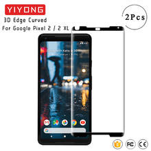 YIYONG 3D Edge Curved Glass For Google Pixel 2 XL Tempered Glass Screen Protector For Google Pixel 3 4 3A XL Pixel2 Pixel3 Glass 2024 - buy cheap